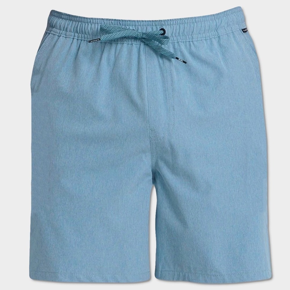 Quiksilver Taxer Amphibian 18" Shorts - NWT Mens 2XL Heather Blue - #49531-K2